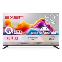 AXEN AX50QFPRL-A14S Uydu Alıcılı Android Smart 50 inç 126 cm Full-HD QLED TV