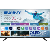 SUNNY SN43QFMLN-W02 Smart webOS 2.0S 43 inç 109 cm Full-HD QLED TV