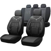 Fiat Egea Uyumlu Jakarlı Oto Koltuk Kılıfı (Füme-Siyah)