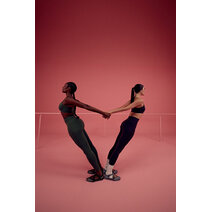 LYCRA Koyu Bordo Cream Hafif Destek Çıkarılabilir Pedli Racerback Spor Sütyeni