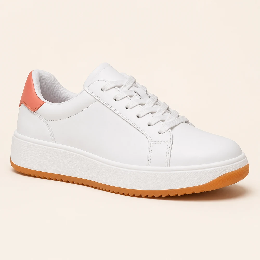 Beyaz Mercan Günlük Sneaker Beyaz Mercan Günlük Sneaker